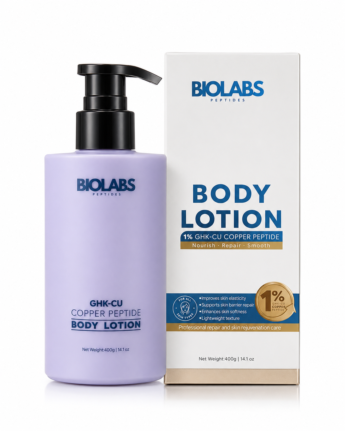 ghk cu body lotion Biolabs 1% GHK-Cu Copper Peptide Contains:1 sterile vial x 238 mg/0.0084 oz. vials. Neurogan Health GHK-Cu Copper NuMedica You can keep it