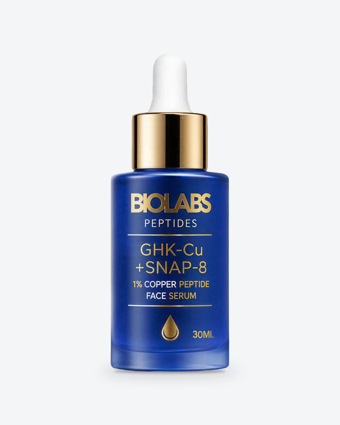 Biolabs 1% GHK-Cu + SNAP-8 Peptide Face Serum with Hyaluronic Acid 30ml – Biolabs Cosmetics