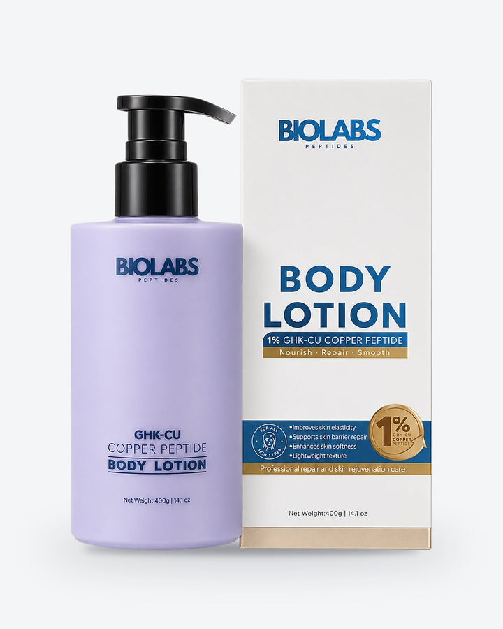 Biolabs Face + Body Set: 1% GHK-Cu Copper Peptide Body Lotion 400g packshot