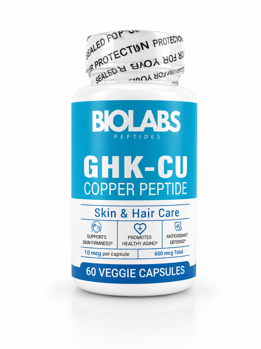 BIOLABS GHK-CU Copper Peptide 600mcg