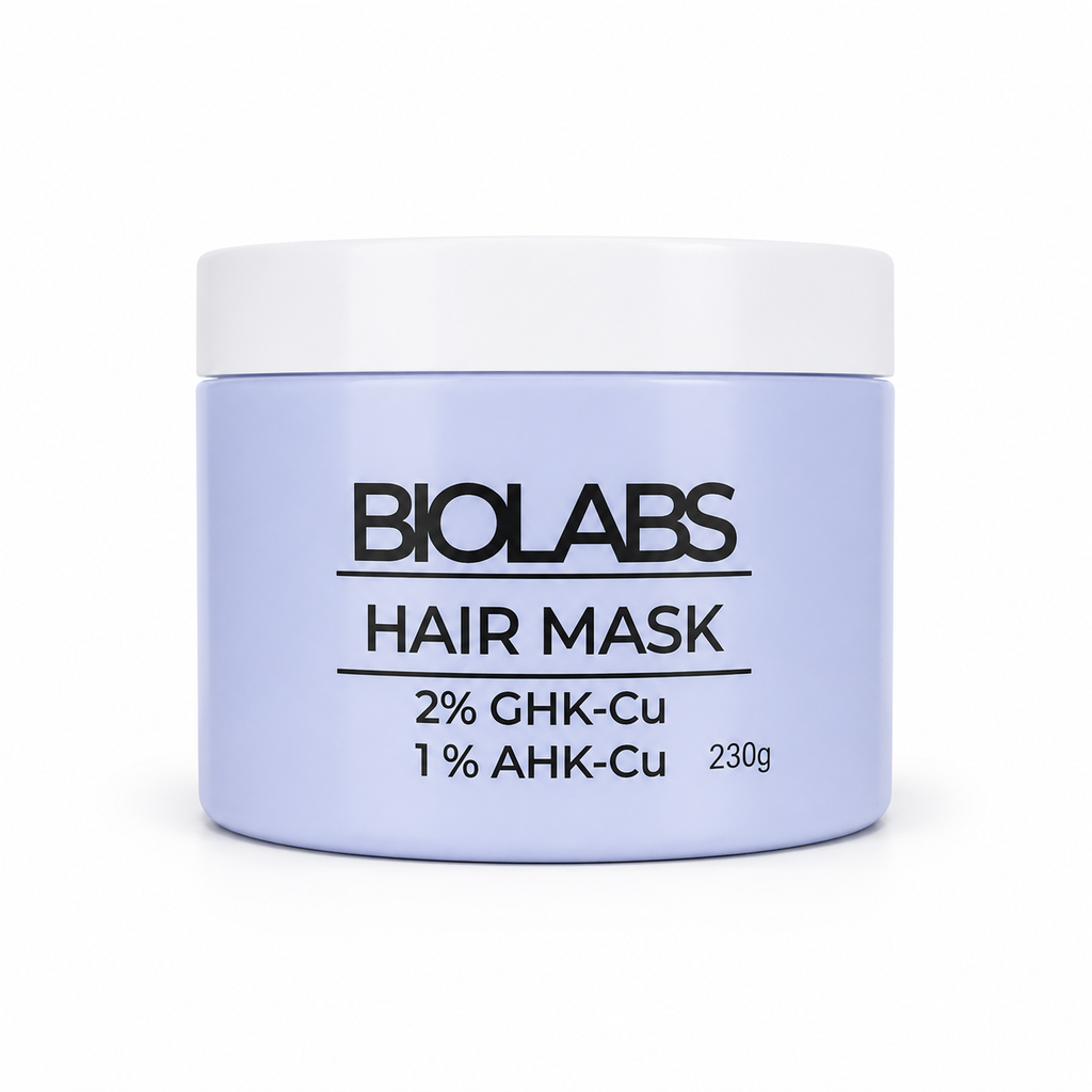 biolabs ghk cu GHK-Cu + AHK-Cu Copper Peptide Hair Mask – Cosmetics mixing bpc-157 5mg bpc Color:Green / Gold - Velvet skin softening serum