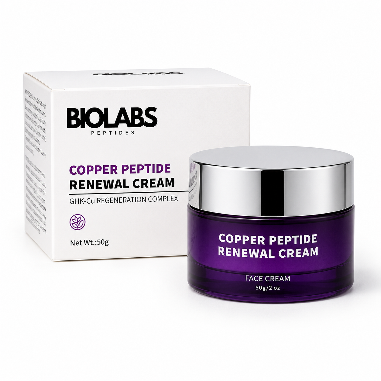 SNAP-8 and GHK-Cu Copper Peptide Renewal Cream