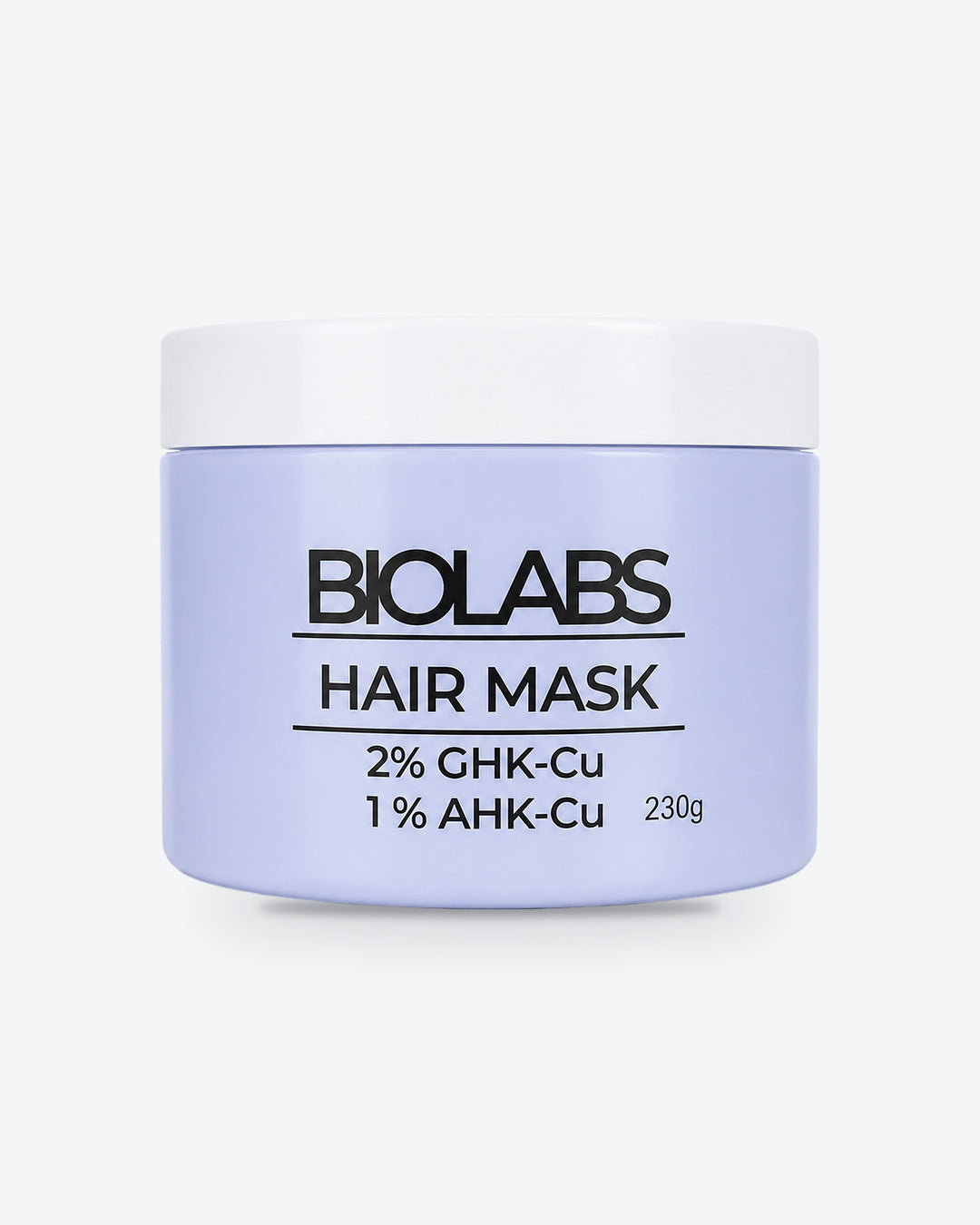 Biolabs 2% GHK-Cu + 1% AHK-Cu Copper Peptide Hair Mask 230g – Biolabs Cosmetics